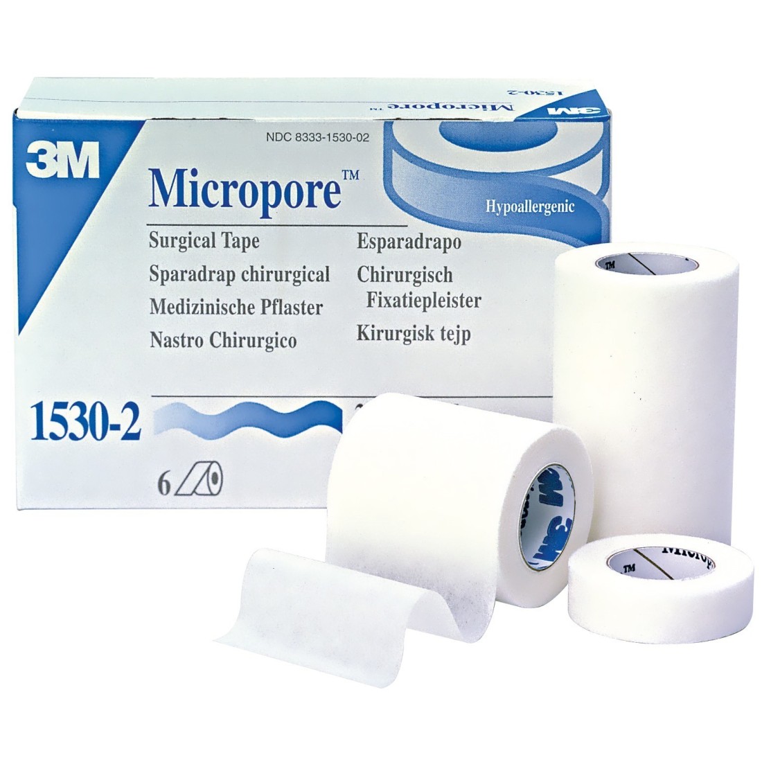 Sparadrap Micropore 3M avec dévidoir