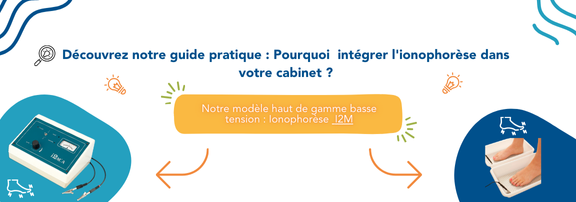 Ionophorèse en podologie : traitement avancé de l'hyperhidrose plantaire